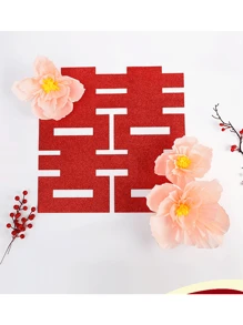 3pcs/Set DIY Paper Flower Wall Decorations For Wedding, Flower Backdrop, Gift Party, Birthday Party, Photo Booth, Arch Background, Home Wall Decor,Christmas