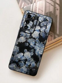 水母液态硅胶手机壳全身保护防震防摔TPU软胶壳适用于