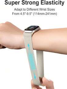 5 Packs Braided Stretchy Nylon Sport Solo Loop Compatible With Apple Watch Band 38mm 40mm 41mm 42mm 44mm 45mm 46mm 49mm For Women Men, Nylon Elastic Straps Wristbands Compatible With Apple Watch Series 10 9 8 7 6 SE 5 4 3 2 1 Ultra Couple New Year Gift Valentine's Day
