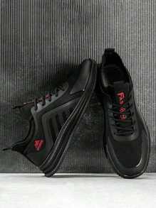 Tenis Hombre de Moda Sneakers Running Casual-Zapatos Deportivos Tenis Hombre Casuales de Moda Fashion Zapato Casual Hombre,Con Encaje Transpirable De Malla - Rojo - Ver 10