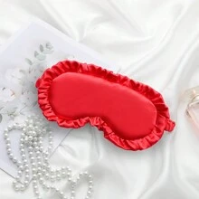 Personalized Ruffled Sleep Eye Mask, New Year Personalized Eye Mask, Customized Sleep Mask, New Year Gift, Single's Party Eyemask - Multicolor - View 18