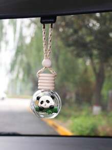 1 pieza Adorno colgante de botella de perfume con diseño de panda para el interior del coche, accesorio para el espejo retrovisor - Unitalla - Ver 11