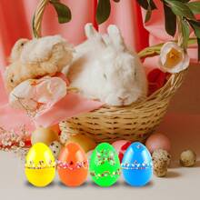 Fillable Easter Eggs,12Pcs Easter Eggs With 5 Gem Stickers, DIY Easter Eggs Decorating Kit Empty Plastic Easter Eggs - Easter Egg Hunts Random Bright Colours - Easter Basket Stuffers Fillers