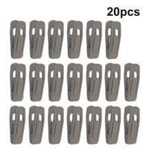 BKFUN 40/20/10/2 Stück Samtklammern für Kleiderbügel, starke Samtklammern für Samtbügel, Hosen- und Rockhalterung Samtklammern passend für Samtkleiderbügel