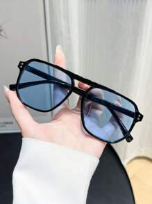 1 Pair Unisex Hollow-Out Design Beach Sunglasses, Suitable For Daily, Beach Vacation, Fishing Outfit Match, Casual Beach Fashionable Shade Elegant Outfit Family Outings Travel Vacation Holiday For Summer Beach Vacation,Outdoor,Travel