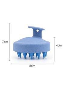 Soft Silicone Shampoo Brush Massage Shampoo Brush Clean Scalp Hair Wash Comb Home Bath Comb Hair Tools, Straw Silicone Shampoo Brush Massage Clean Specialized Anti-Dandruff Itch Reliever Silicone Comb Hair Wash Brush. Home Bathroom Decor Summer Back To School