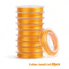 10pcs/Pack Multi-Color Elastic Beading String Cord, For Bracelet, Necklace, Jewelry Making, Clay Bead Stringing Arts And Crafts - Beading Wire - View 15