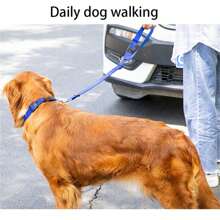 1pc Pet Retractable Adjustable Buffered Seat Belt Tether Leash, Dog Car Seat Belt Suitable For Large, Medium And Small Pets, Dog Seatbelt, Dog Car Seat, Beach, Sun, Travel