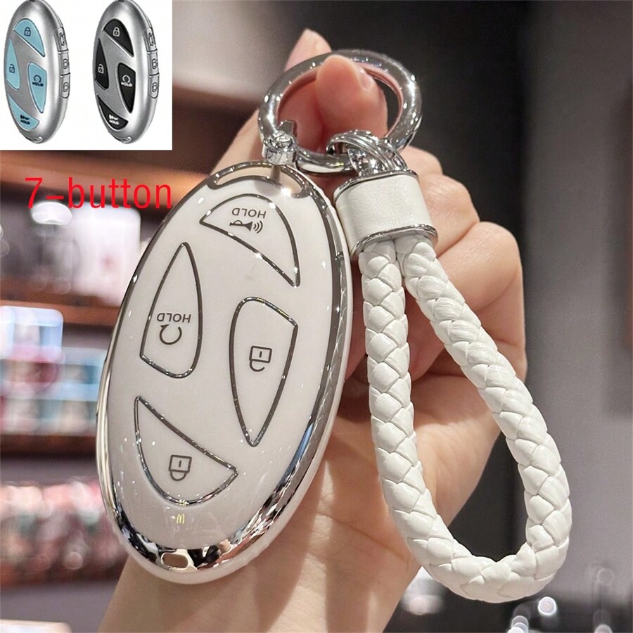 Hyundai Autoschlüssel Hülle Carbon Optik - Stoßfestes Key Cover Für Ioniq 6, Kona, Elantra