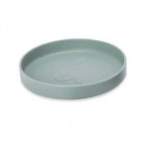 3 Pieces Set Children's Silicone Dinosaur Feeding Bowls, Spoon And Plate Tableware, With Suction Cups, Suitable For Baby Use, Microwave & Dishwasher , Heat-Resistant, Easy To Clean