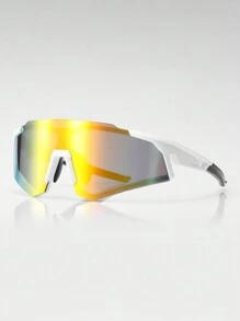 Gafas de moda para deportes al aire libre unisex, con marco y lentes de PC, gafas para escalar, aptas para ciclismo, pesca, correr, golf y vela