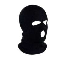 3 Furos Máscara Protetora Facial Completa de Inverno para Uso Externo, Gola de Pescoço de Tricô Balaclava para Esportes de Ciclismo, Máscara Leve de Proteção UV para Motocicleta e Snowboard