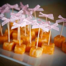 12/36 件丝带蝴蝶结纸杯蛋糕装饰、蝴蝶结纸杯蛋糕糕点装饰、生日派对用品、纸杯蛋糕装饰、婚礼蛋糕装饰、派对蛋糕装饰 - 彩色 - 查看 7