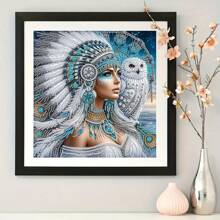 1pc Diamond Painting Kit, DIY 5D Special Shape Crystal Diamond Partial Diamond Embedded Painting Mosaic Arts And Crafts, Handmade Creative Hobby To Inspire Your Artistic Passion, Suitable For Home Wall Decor, Unframed