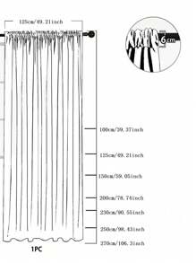 1 tấm rèm voan mỏng thêu phong cách đồng quê Châu Âu, lãng mạn và thanh lịch, cho phép ánh sáng xuyên qua - Màu be - Xem 2