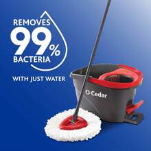 EasyWring Microfiber Spin Mop And Bucket Cleaning System - 旋轉拖把和水桶清潔系統 - 查看 7