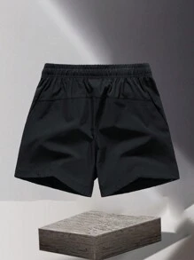 Unisex Sports Casual Shorts, Fitness Training Basketball Running Marathon Drawstring Shorts, Outdoor Ice Silk Quick-Drying Swim Beach Shorts