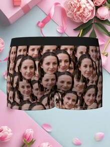 1- Custom Face Photo Underwear, Personalized Husband Boxer, Custom Fun Face Boxer Underwear, Sports, Valentine's Day Gift, Anniversary Gift, Birthday Gift, Wedding Gift, Best Friend Gift, Boyfriend Gift Bedroom, Living Room