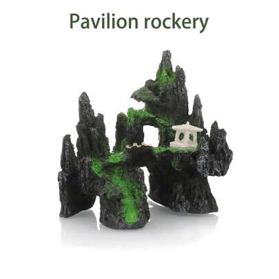 Fish Tank Decoration Aquarium Landscaping Large Rockery Water Grass Package Stone Small Ornaments Fish Farming Supplies Turtle Tank Grass Tank