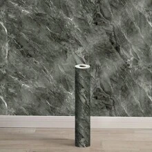 1Roll 3D Thick Glossy Marble Wall Panels, Size 23.62*110.24in, Removable Peel And Stick Stickers, Home Crash-Proof, High-Temperature Resistant, Waterproof, Anti-Fouling Wall Sticker, Suitable For Bedroom, Living Room, Dining Room, Bathroom, Entrance, Front Desk, Meeting Room, Office, Home/Commercial Premises Decoration Renovation, Easy To Cut And Install - Multicolor - View 19