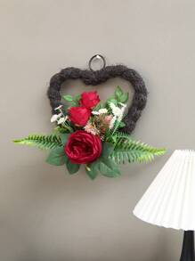 1pc Simulation Flower Garland Home Living Room Bedroom Wedding Valentine's Day Mother's Day Chinese New Year Party Decoration - Multicolor - View 13