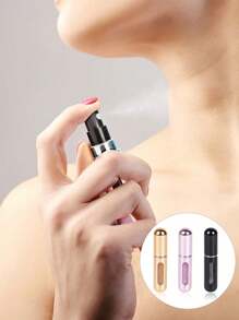 1pc/3pcs/6pcs/9pcs Chai đựng nước hoa đóng gói phụ, Chai xịt nước hoa mini có thể nạp lại di động, Bình đựng nước hoa rỗng di động để hẹn hò, Chai nước hoa có đáy, Bình đựng nước hoa, Hộp bơm nước hoa, Chai xịt dạng lỏng - Nhiều màu - Xem 4