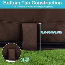 Curtains - Coffee Brown - View 7