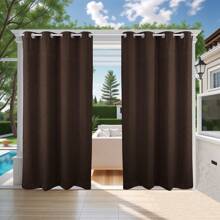 Curtains - Coffee Brown - View 2
