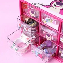 Miniso Multi-Compartment Drawer Storage , 9-Drawer Desktop Storage Cabinet, Home Storage Ornaments() - Yellow - View 2