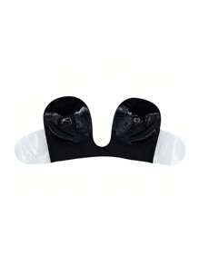 BWXB093 Deep V Bra - 黑色 - 查看 7