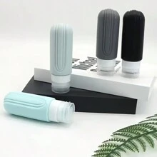 4 szt./zestaw 90 ml szczelna butelka podróżna z płynem do ponownego napełniania akcesoria podróżne do szamponu lub balsamu Cometic