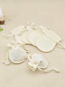 12 Peças Sacos de Veludo com Cordão de Joias, Embalagem de Presente, Bolsa, Maquiagem, Aniversário, Casamento, Festa, Suprimentos de Embrulho