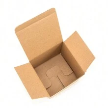 10 hộp giấy carton, hộp đóng gói, hộp phân chia sản phẩm, nến, nước hoa, cốc, hộp đóng gói sản phẩm thủ công, hộp đóng gói sản phẩm, hộp vận chuyển - Màu Khaki - Xem 7