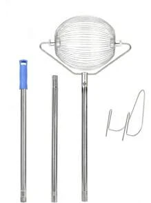 Golf Ball Collector Picker Upper Table Tennis Ball Retriever Hold Up To 40 Balls,Kitchen Accessories, A Must-Have Kitchen Tools Gift For Home Chefs, Space-Saving Storage For Kitchen Organizers , Christmas Kitchen Gifts Idea - Silver - View 6