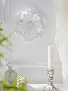 1PC, 7.5*7.5 Inch Large Flower Shaped Resin Wall Hanging Decor, Flower Wall Hanging, Floral Wall Decor, 3D Flower Wall Hanging, European Style Home Wall Warm Decoration Hanging, TV Background Wall Decor Hanging, Suitable For Home Hotel Restaurant Wall Atmosphere Decoration - Multicolor - View 9