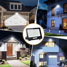Slim Led Reflector Ip65 Black Cold White Light Outdoor - 100w - View 6