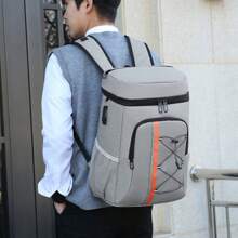 1PC 30L Insulated Waterproof Cooling Backpack Picnic Camping Rucksack Ice Cooler Lunch Bag - Multicolor - View 9