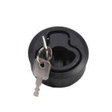 1pc Push-On Boat Deck Hatch Latch, Boat Cover Latch, RV Tool Box Drawer Lock, Boat Deck Access Hatch Lock - Multicolor - View 5