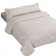 Juego De Three Piezas De Sábana De Color Solido, Suave Y Agradable Para La Piel. Includes Sábana For The Cama, Fundas For Almohadas And Edredón. Hay Three Colors And Multiple Sizes Available.