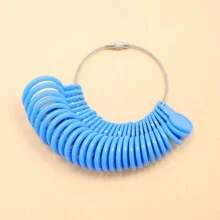 1 Set Colourful Ring Sizer Set Finger Size Gauge Measure Tool Jewelry Sizing Tools Rings Size 1-13 With Half Size 27 Pieces, Jewelry Making Supplies - Ring Circumference Measurement - View 13
