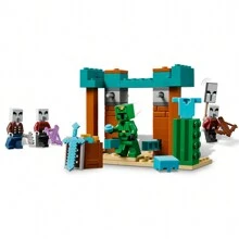 LEGO El juego de video de la granja del molino de viento, Juego de construcción de la granja con minifiguras y equipo de  Regalo de cumpleaños temático de zombis para niños, Juguete de para niños y niñas de 8 años en adelante, 21262 - 21267 - Ver 6