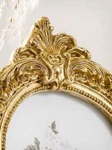 European Style Gold Arched Wedding Photo Album, Vintage Romantic Photo Album, Elegant Keepsake Gift, Luxury Tabletop Home Decor