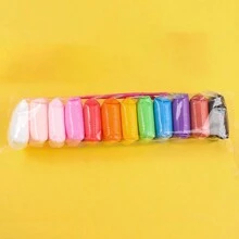 Ultra-leichter Modellierton, mehrfarbig, geruchlos DIY Set, perfektes Geschenk für Kinder (zufälliges Verpackungsdekorkarton, Modellierton, Schleim Behälter, Schleim Wolke, Geschenk, Schleim Verpackung, DIY Schleim Set, niedlicher Schleim, Schleim Charm)