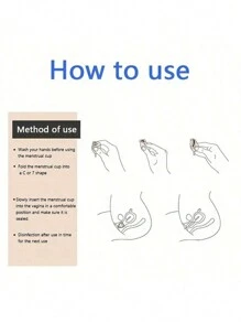 1pc Silicone Menstrual Cup, Anti-Leakage Women Period Care Cup, Reusable Alternative To Sanitary Pads