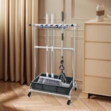 YUNRUX Garage Storage Racks - Silver - View 1