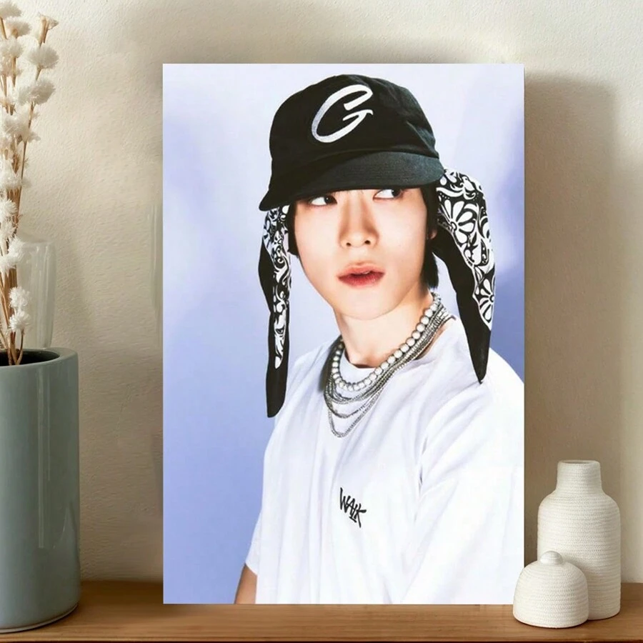 Framed 127 Jaehyun Kpop Boy Band Poster Walk Walking Club 127 Teaser Photo Y2K Aesthetic Streetwear Kpop Idol Fashion Print Kpop Photocard Style Wall Art Poster Gifts - Framed - View 1