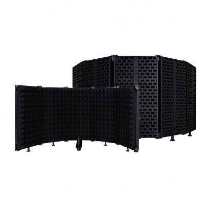 Microphone Isolation Shield Foldable Mic Shield With Triple Sound Insulation Podcasts Singing And Broadcasting