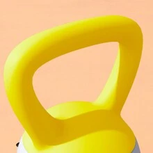 SPORTNOW Soft Kettlebell, 10kg Kettle Bell With Non-Slip Handle For Home Gym Weight Lifting And Strength Training - 黃色 - 查看 9