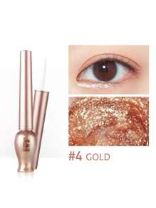 ETUDE 水滴眼线笔 #4 金色 | 透明基底，蕴含超细闪粉 | 闪耀夺目 | 防水防汗，无需卸妆 | 持久显色 | 韩国化妆品，礼盒装 | 8克/0.28盎司