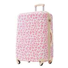 MERAX Hardshell Luggage Sets 3 Pcs Spinner Suitcase With TSA Lock Lightweight-20"+24"+28" Luggages - Pink Leopard - 查看 10
